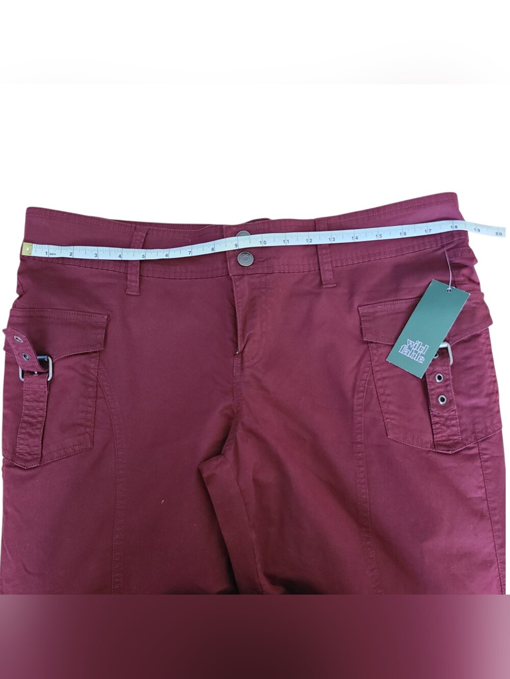 WILD FABLE | BURGUNDY | BOOT CUT PANTS | SIZE LARGE - Picture 6 of 11